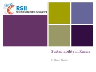 Sustainability in Russia