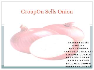 GroupOn Sells Onion