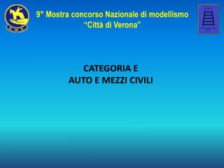 CATEGORIA E AUTO E MEZZI CIVILI