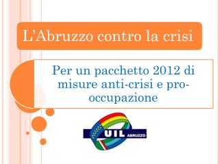 È necessario aggiornare la mappa delle crisi aziendali presso il Governo