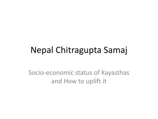 Nepal Chitragupta Samaj