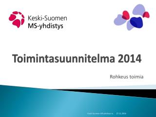 Toimintasuunnitelma 2014