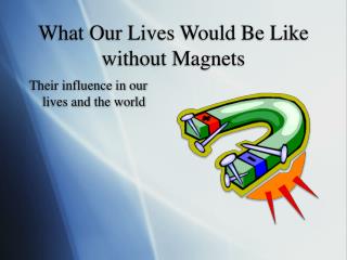 What Our Lives Would Be Like without Magnets