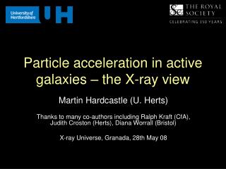 Particle acceleration in active galaxies – the X-ray view