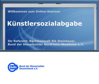 Willkommen zum Online-Seminar