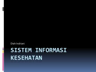 Sistem Informasi Kesehatan