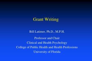 Grant Writing