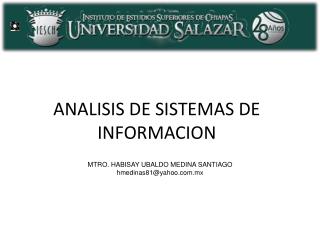 ANALISIS DE SISTEMAS DE INFORMACION