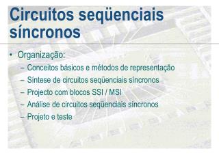 Circuitos seqüenciais síncronos