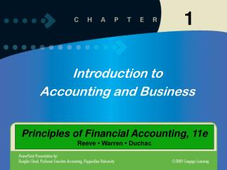 Introduction to Accounting and Business