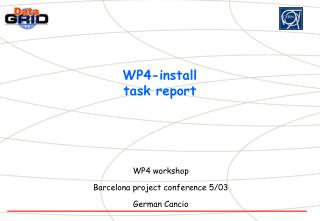WP4-install task report