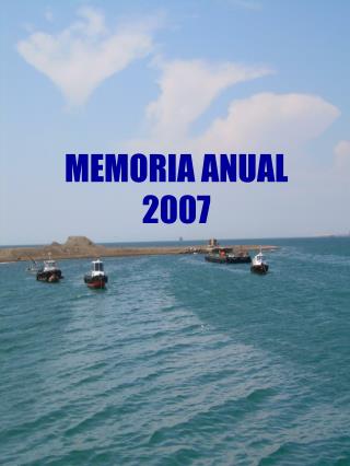 MEMORIA ANUAL 2007