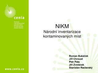 NIKM Národní inventarizace kontaminovaných míst