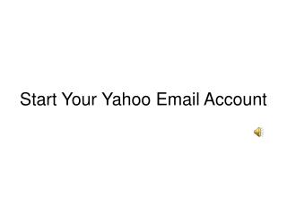 Start Your Yahoo Email Account