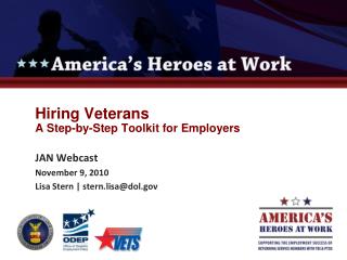 Hiring Veterans A Step-by-Step Toolkit for Employers