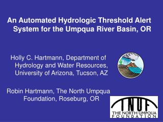 An Automated Hydrologic Threshold Alert System for the Umpqua River Basin, OR