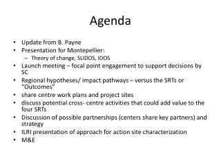 Agenda