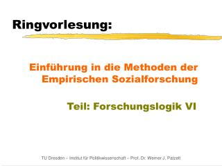 Ringvorlesung: