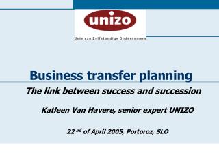 Business transfer planning