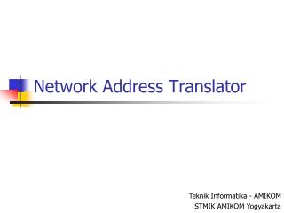 Network Address Translator