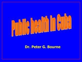 Public health in Cuba