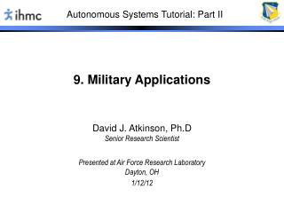 9. Military Applications