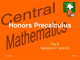 Honors Precalculus