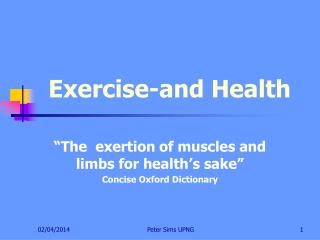 Exercise-and Health