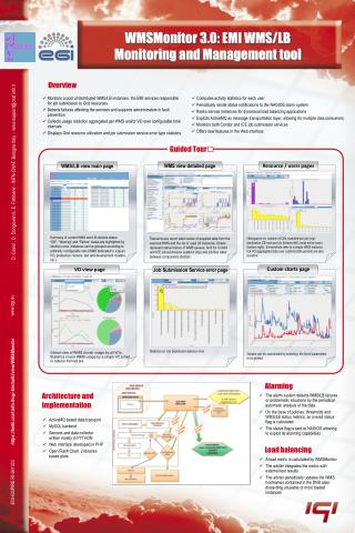 WMSMonitor 3.0: EMI WMS/LB Monitoring and Management tool