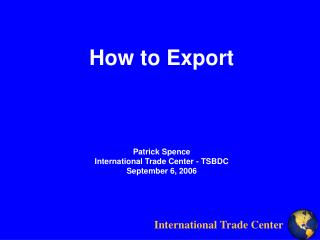 International Trade Center