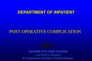 DEPARTMENT OF INPATIENT