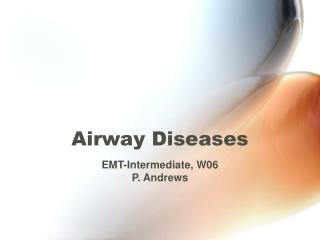 Airway Diseases