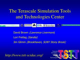 The Terascale Simulation Tools and Technologies Center