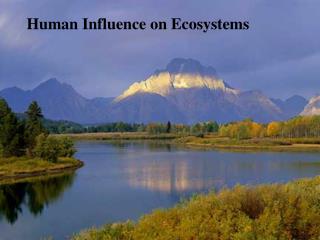 Human Influence on Ecosystems
