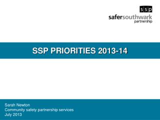 Sarah Newton Community safety partnership services July 2013