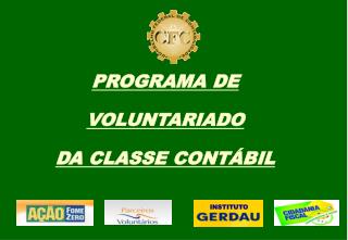 PROGRAMA DE VOLUNTARIADO DA CLASSE CONTÁBIL