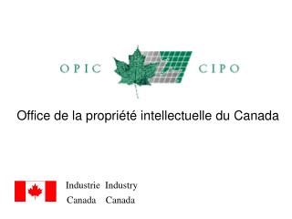 Industrie Industry Canada Canada