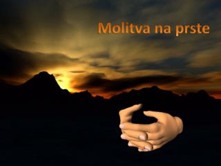 Molitva na prste