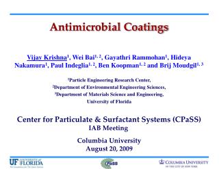 Antimicrobial Coatings