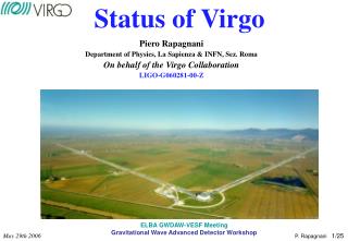 Status of Virgo