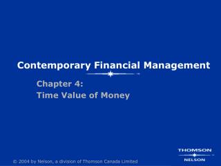 Contemporary Financial Management