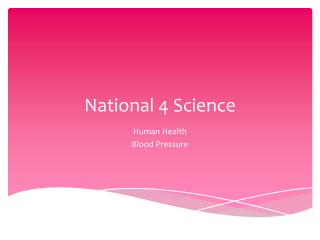 National 4 Science