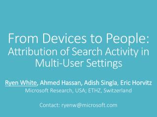 From Devices to People: Attribution of Search Activity in Multi-User Settings