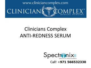 clinicians complex anti redness serum