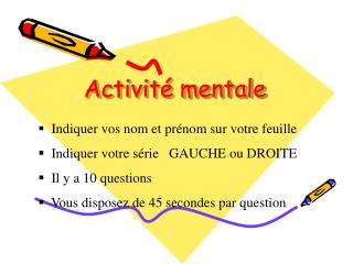 Activité mentale