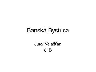 Banská Bystrica