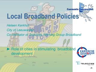 Local Broadband Policies