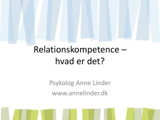 Relationskompetence – hvad er det?