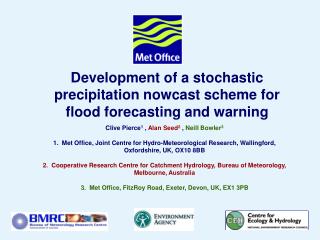 Development of a stochastic precipitation nowcast scheme for flood forecasting and warning