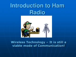 Introduction to Ham Radio